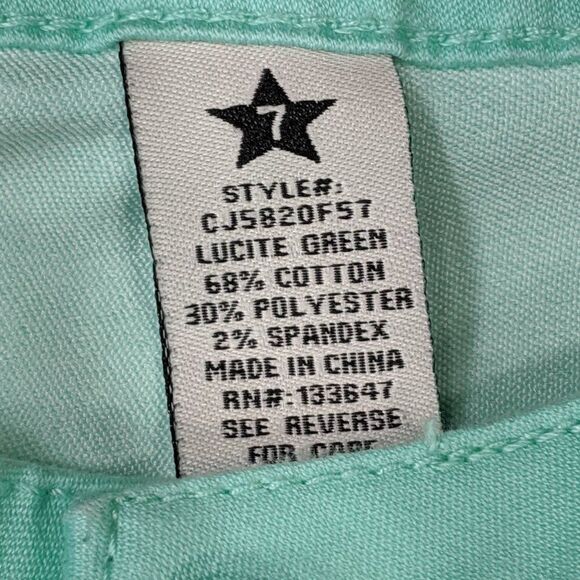 NWT Celebrity Pastel Green Skinny Pants - Picture 5 of 6